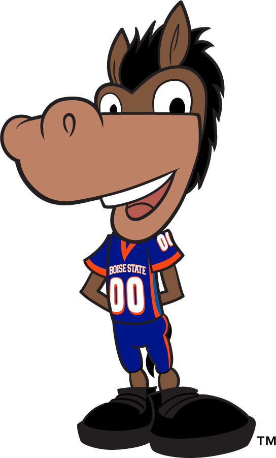 Boise State Broncos 2008-2017 Mascot Logo diy iron on heat transfer